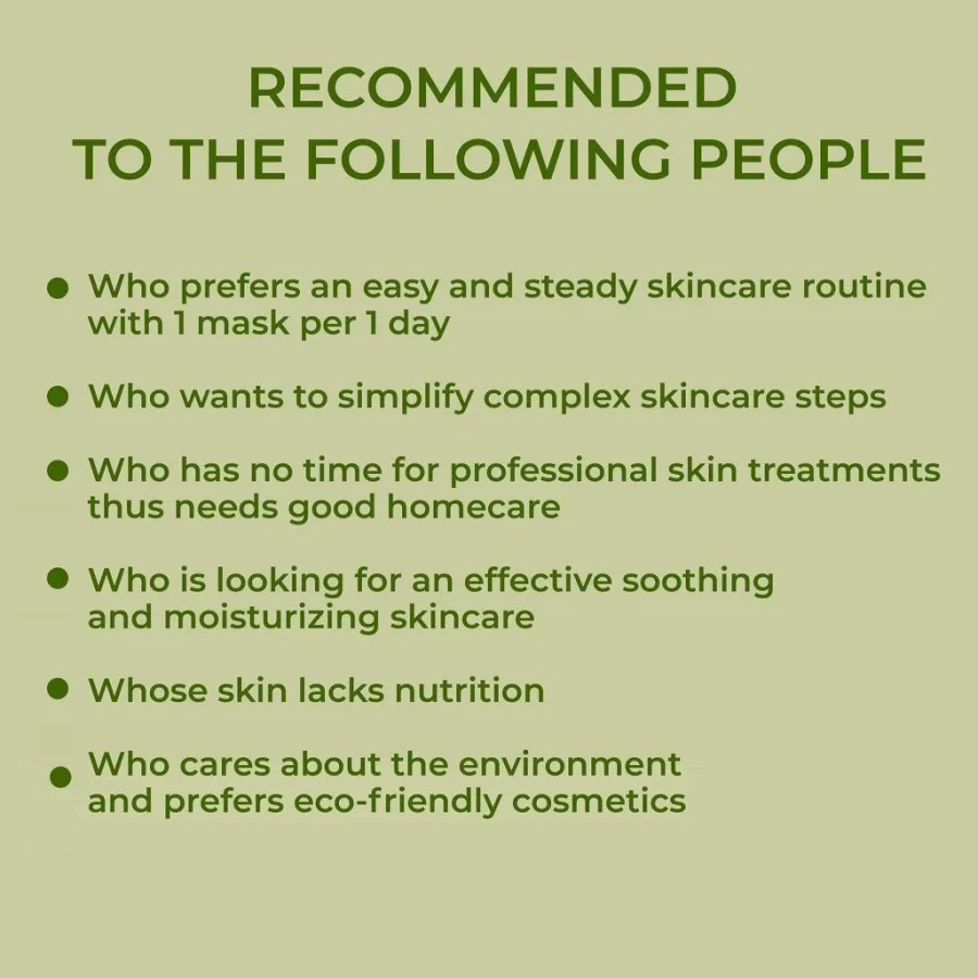 Skinsomnia Soothing X2 CICA Daily Mask