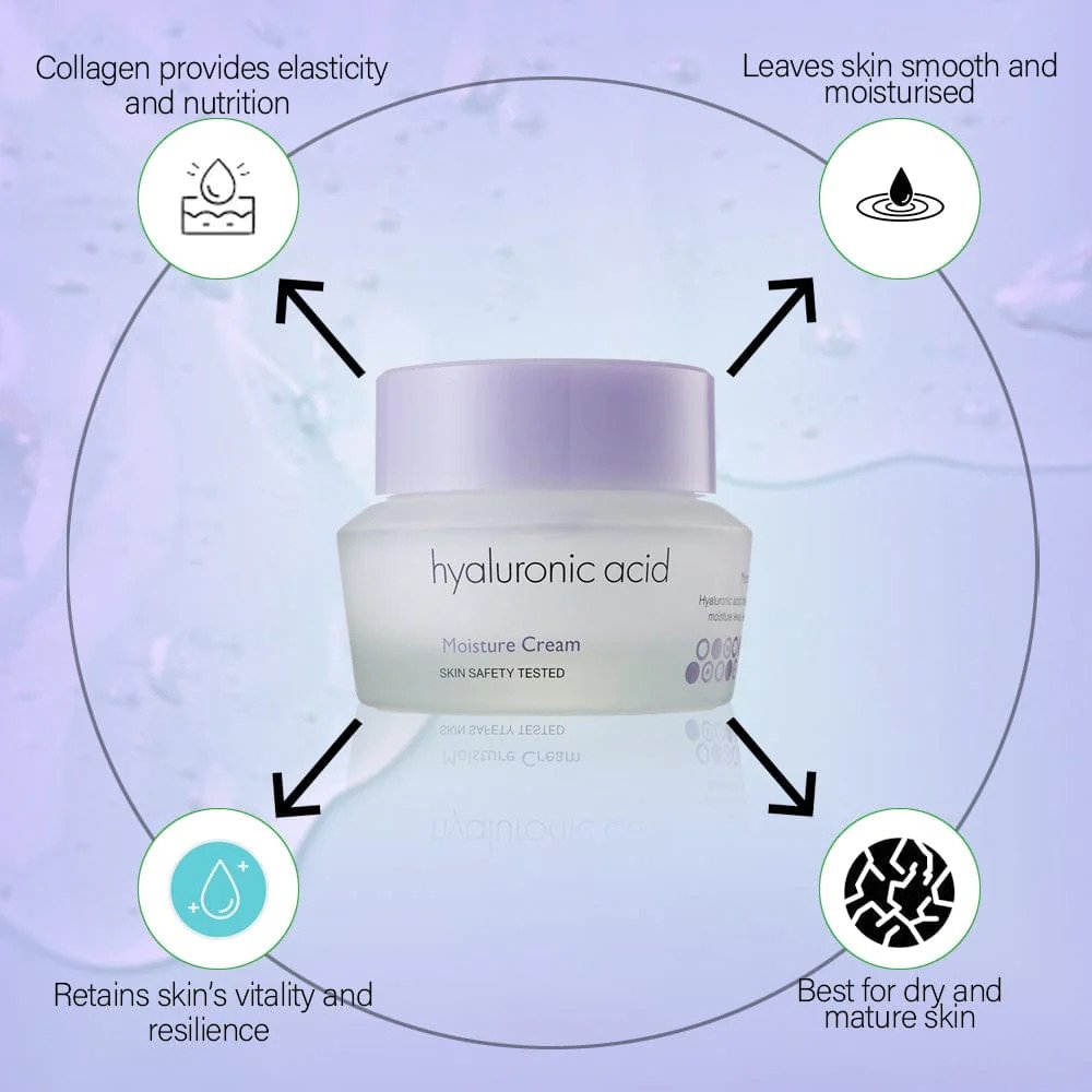 It's Skin Hyaluronic Acid Moisture Cream 50ml Κορεάτικα Καλλυντικά